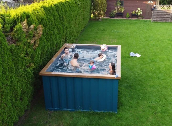 Piscina spa contenedor 3,0mx 2,5m con jacuzzi