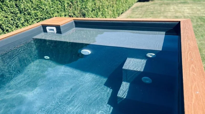 Piscina spa contenedor 3,0mx 2,5m con jacuzzi - Imagen 4