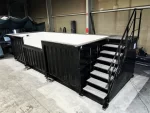 PISCINA CONTENEDOR DE 6 METROS NEGRO - Imagen 9