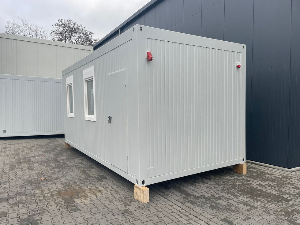 Contenedor de oficina 6,75×2,42 m – módulo prefabricado profesional de 16 m² - Imagen 2