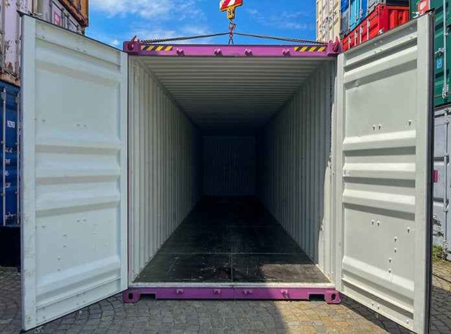 Contenedor marítimo High Cube (HC) de 40 pies usado - Imagen 3