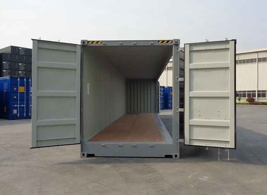 Contenedor marítimo High Cube de 40 pies Open Side (puertas laterales) - Imagen 3