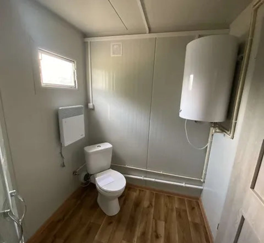 Contenedor oficina 6,00 x 2,40 con WC, ducha y cocina - Imagen 7