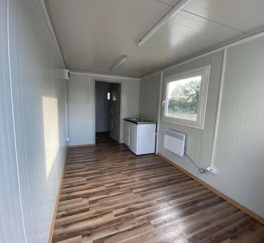 Contenedor oficina 6,00 x 2,40 con WC, ducha y cocina - Imagen 5