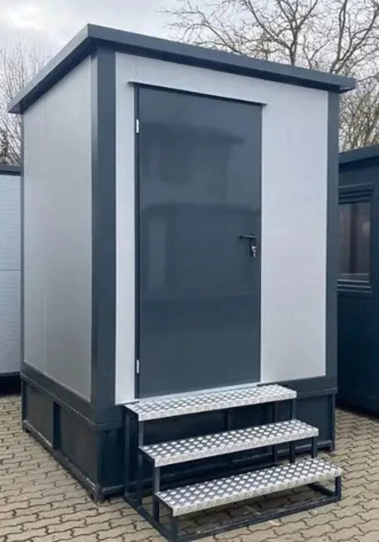 Contenedor sanitario WC con cabina doble