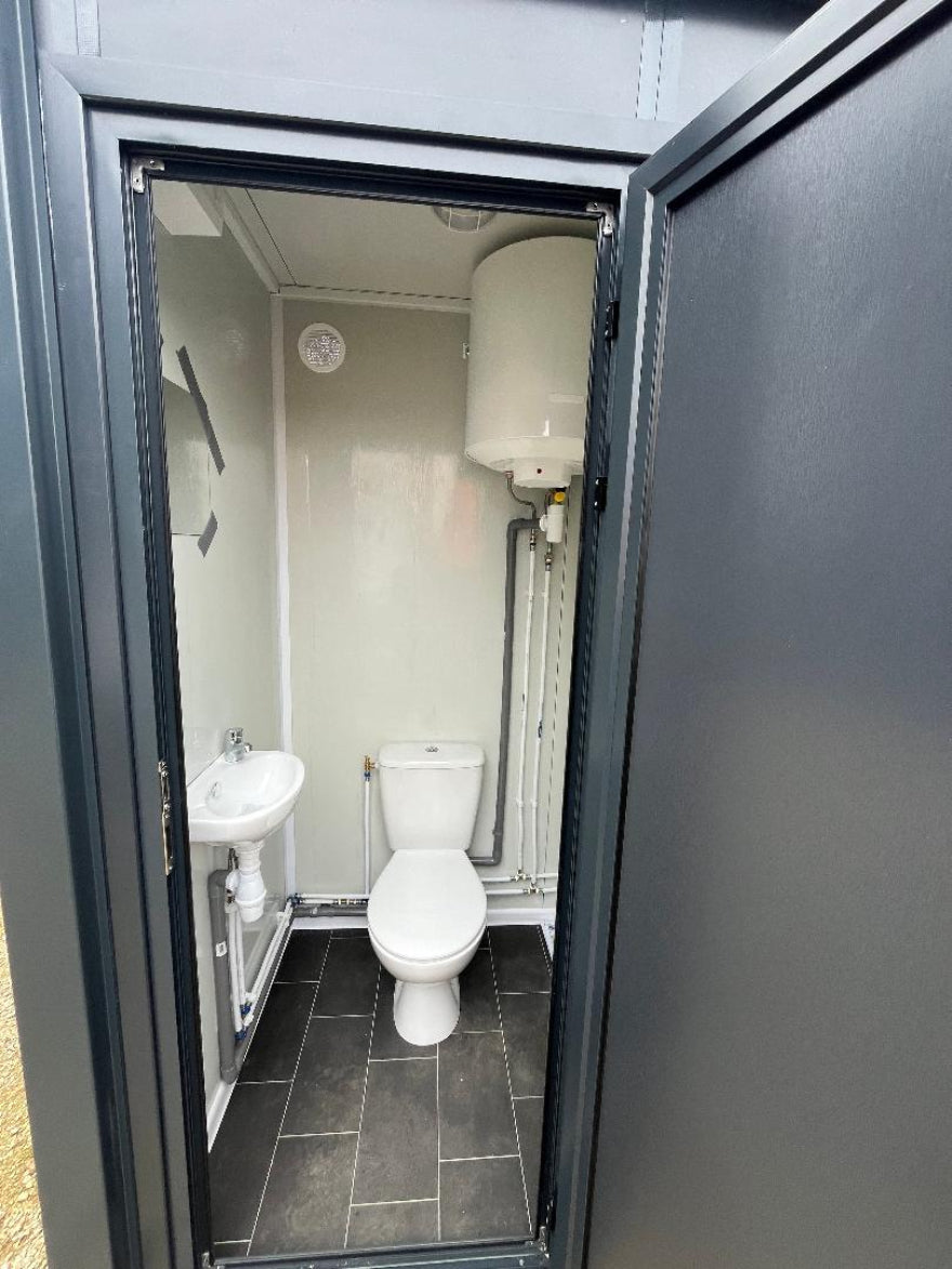 Módulo sanitario WC con lavabo y ducha - Imagen 4