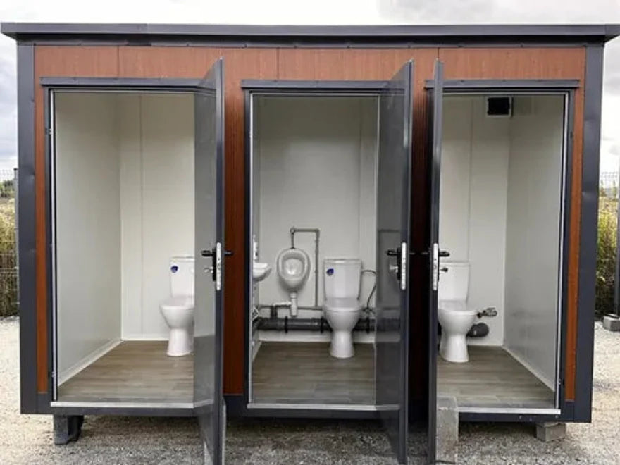 Contenedor sanitario con 3 cabinas WC - Imagen 2