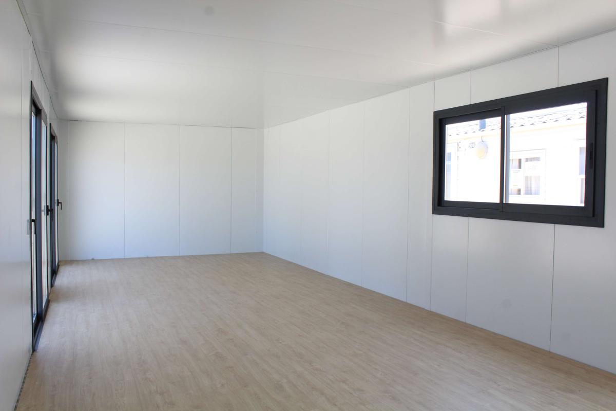 Módulo prefabricado KVIP diáfano 10,5x4 m - Imagen 7
