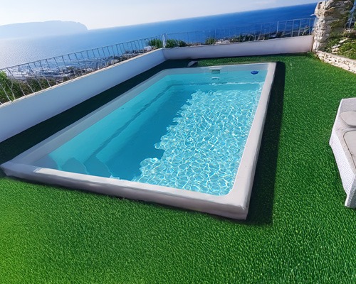 Piscina 4×2 elevada poliester prefabricada Candela - Imagen 3