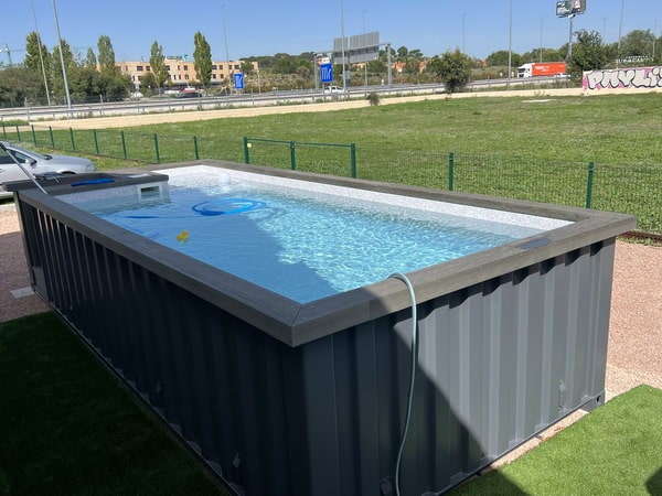 Piscina en contenedor marítimo de 20 pies semienterrada o sobre suelo. - Imagen 20