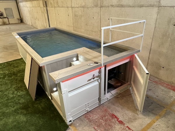 Piscina en contenedor marítimo de 20 pies semienterrada o sobre suelo. - Imagen 30